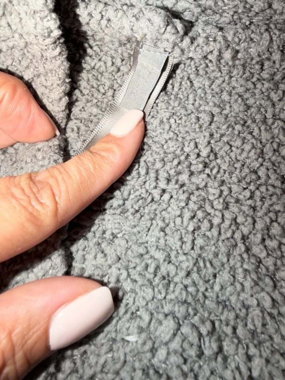 SKIMS Cozy Knit Robe in Smoke Gray Size S/M - Picture 4 of 6